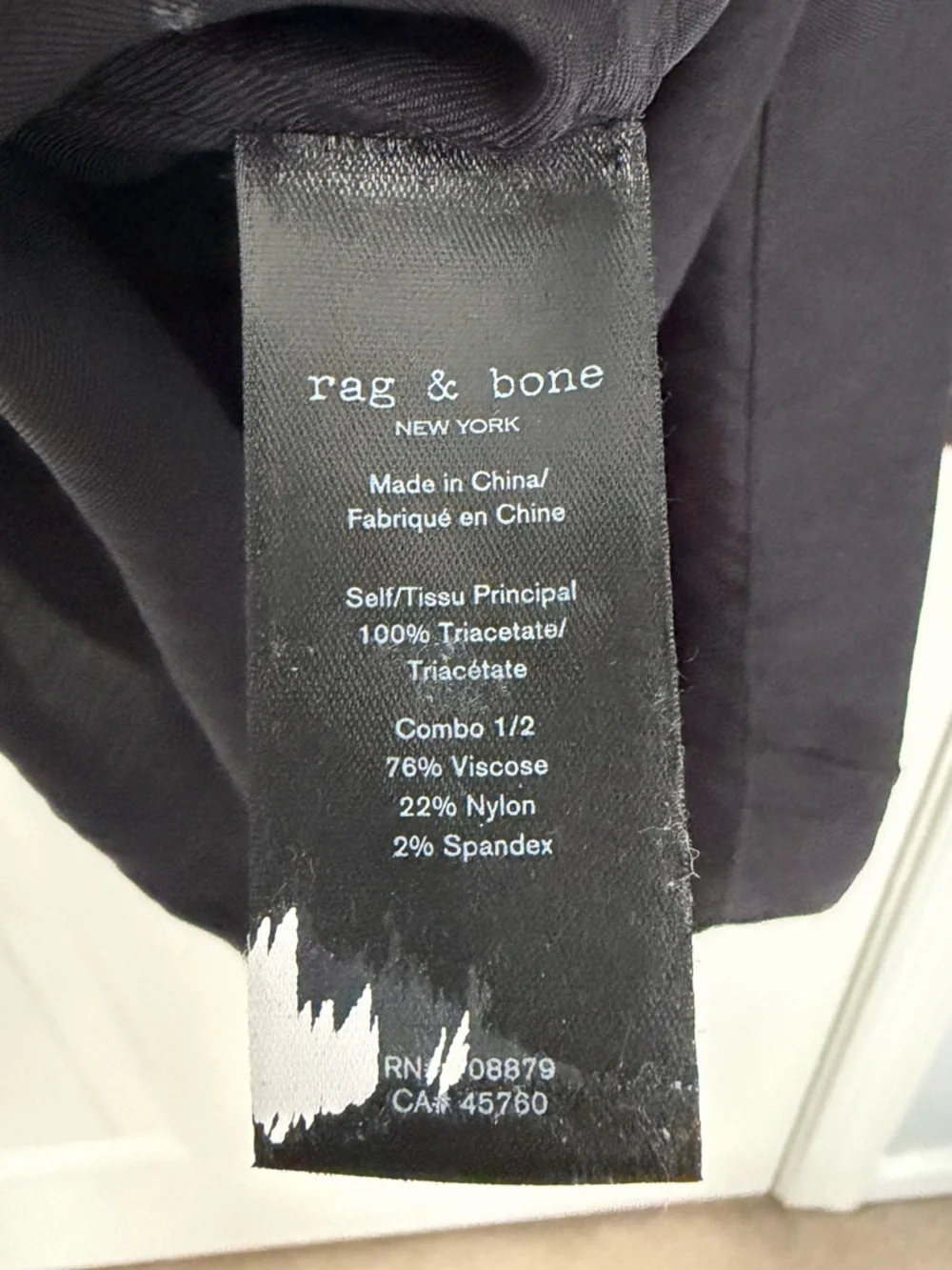 rag & bone Althea Stripe Trim Minidress - Picture 6 of 6